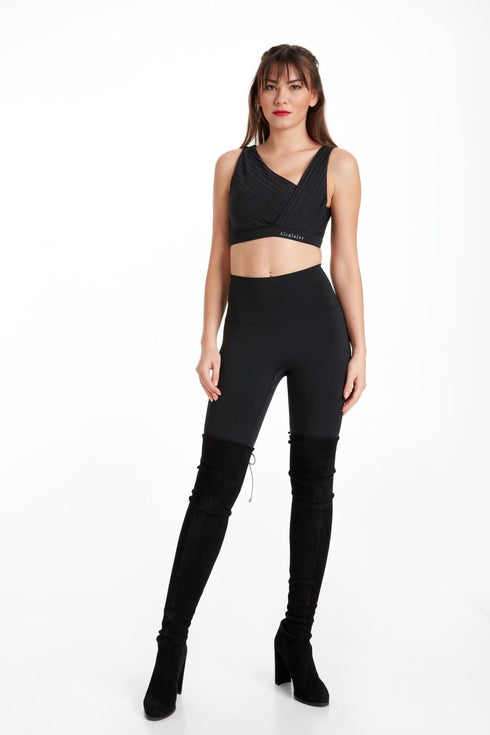 DIAMOND BRA SİYAH SPORCU VE YOGA SÜTYENİ - Spor ve Yoga
